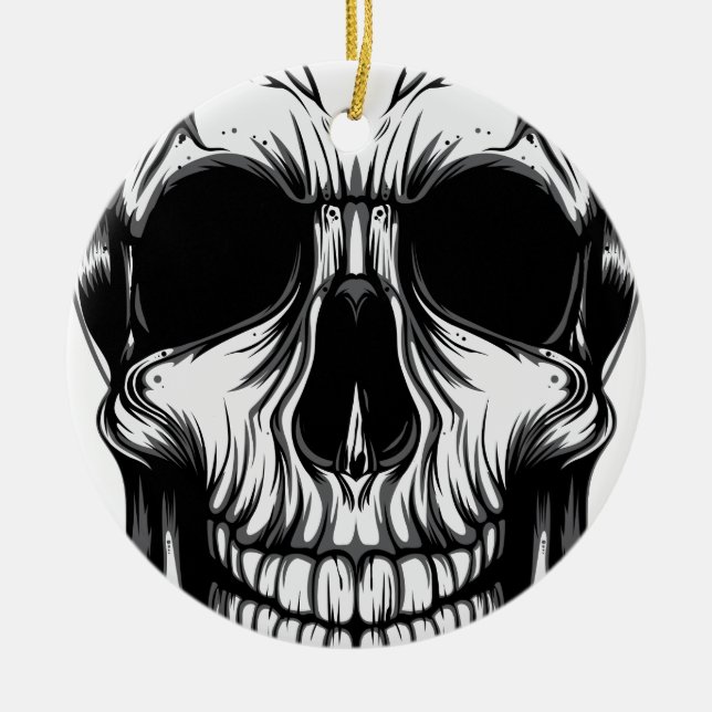 SKALLEN vid KONSTEN DUMPAR Julgransprydnad Keramik (Framsidan)