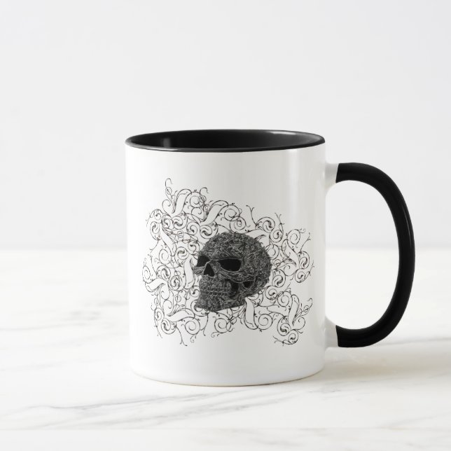 skallen virvlar runt mugg (Höger)