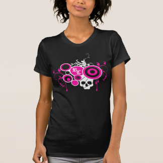 Skallen virvlar runt - rosor t-shirt