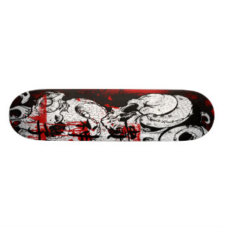 skalleorm mini skateboard bräda 18,7 cm