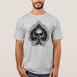 Skalleöverdängare av spadar t-shirt