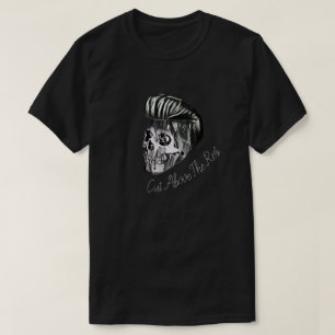 SkallePompadoursnitt ovanför vilaT-tröja T Shirt