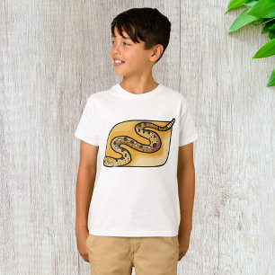 Skallerorm Hoprullad Orm Sydvästra Öken T Shirt