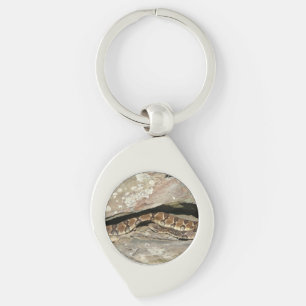 Skallerorm i Shenandoah National Park Swirl Silverfärgad Nyckelring