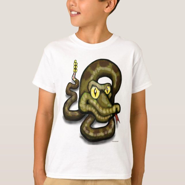 Skallerorm T Shirt (Framsida)