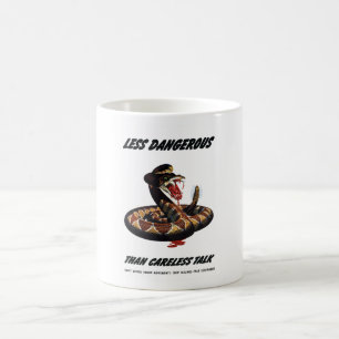 Skallerormkrigaffisch Kaffemugg