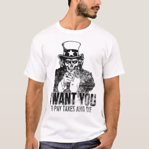 Skalleskjorta för Uncle Sam Tröja