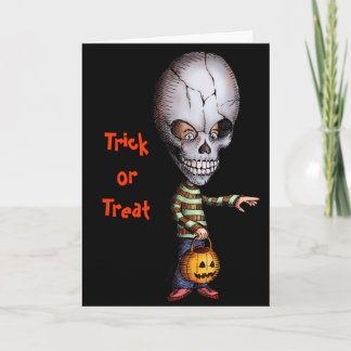 Skalleunge - Halloween Kort