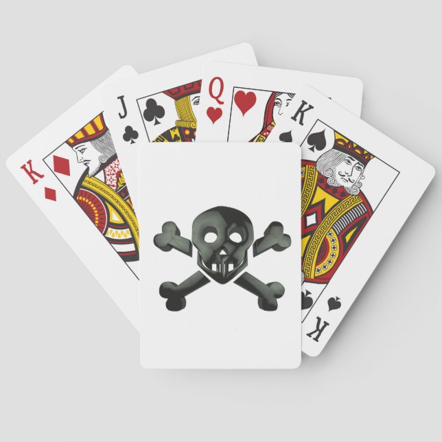 skallkorsben casinokort (Baksidan)