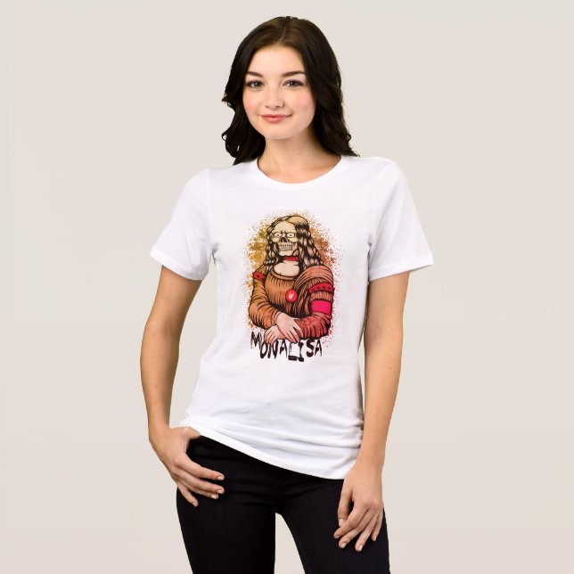skallmonalisa t shirt (Framsida Full)