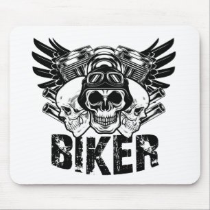 skallmoto-biker musmatta