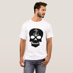 Skallskjortans fyr för ankarskjorta Nautisk skjort T Shirt