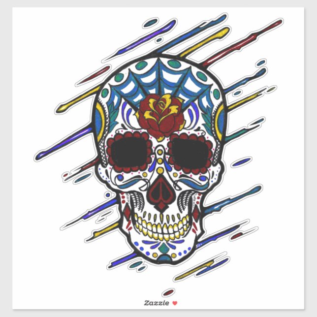 skallsocker klistermärken (Ark)