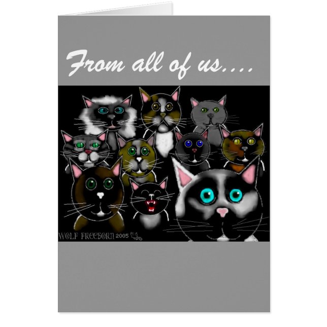 skälm galleri hälsningskort (Framsidan)