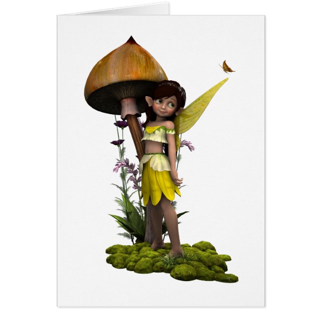 Skälmskt naturväxen hälsningskort (Framsidan)