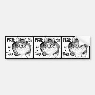 Skälmskt naturväxen har en bildekal