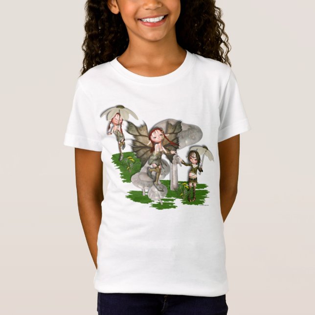 Skälmskt naturväxenbarnTshirt Tröja (Framsida)