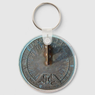 Skälmskt naturväxenjordklot - Sundial Keychain Nyckelring