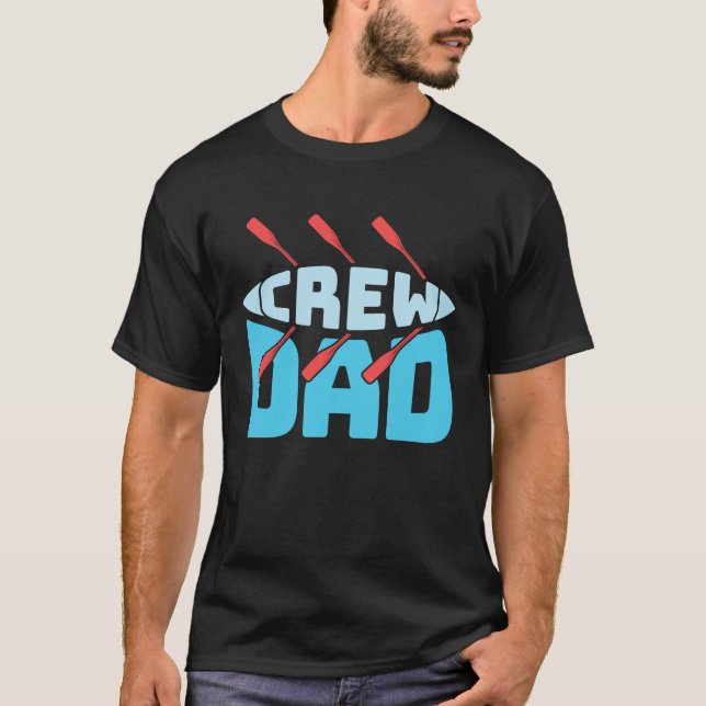 Skalning av besättning Pappa T Shirt (Framsida)
