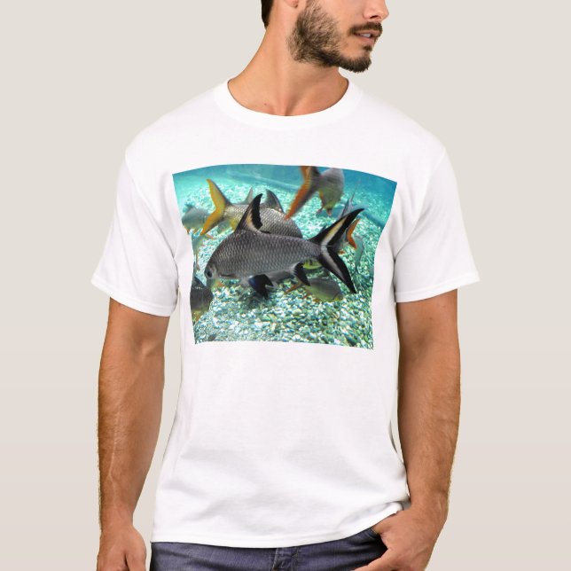 Skalning av fisk under våren, Spanien T-shirt (Framsida)