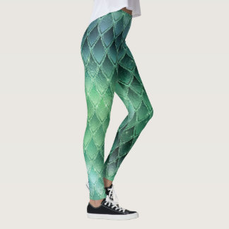 Skalning av gröntens övertoningsskalor leggings