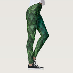 Skalning av gröntens övertoningsskalor leggings