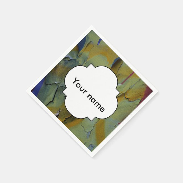 Skalning målar pappersservett (Hörn)