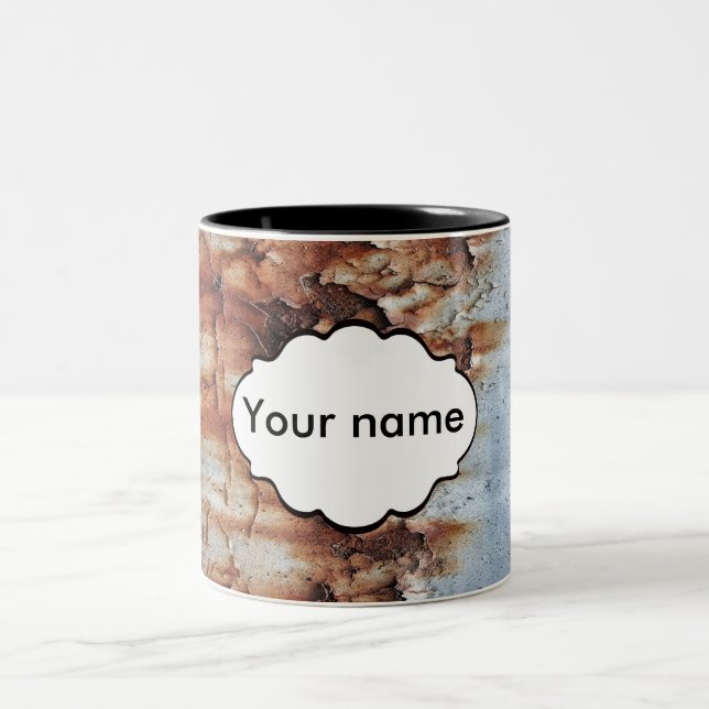 Skalning målar struktur Två-Tonad mugg (Center)