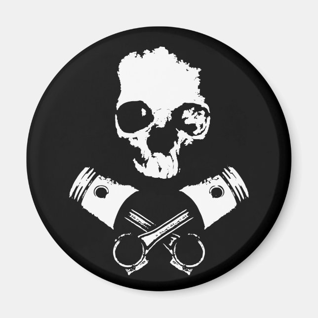 Skalning och korsade sidor magnet (Framsidan)