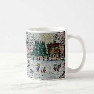 Skalning på den frysta kanalen kaffemugg