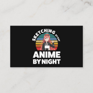 Skalning per dag Anime per natt Anime Visitkort