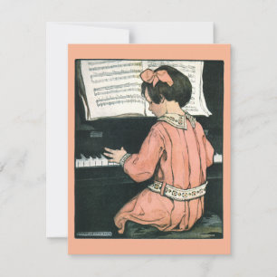 Skalor av Jessie Willcox Smith, Pianomusikflicka