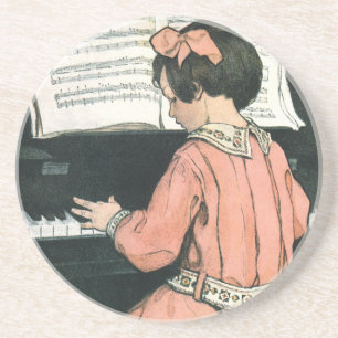 Skalor efter Jessie Willcox Smith, Piano Music Gir Underlägg