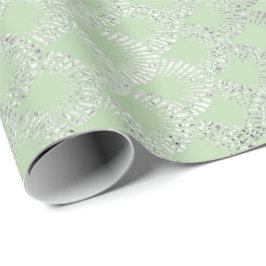 Skalor för Art Deco Mint Grönt, Silver, Vip Presentpapper
