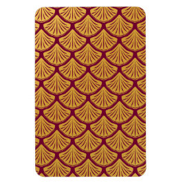 Skalor för Art Deco-Sjöjungfru - Magenta Magnet