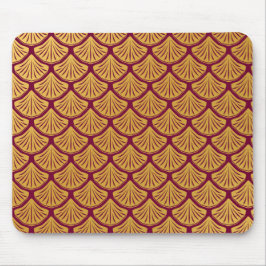 Skalor för Art Deco-Sjöjungfru - Magenta Musmatta