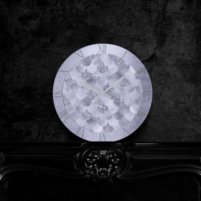 Skalor för Chic av sjöjungfru | Dusty Lavender Lil Rund Klocka (Skapare uppladdad)