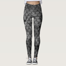 Skalor för Sjöjungfru i silver Leggings