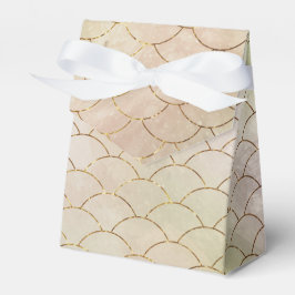 Skalor för vattenfärgen Nautical Faux Foil Sjöjung Presentaskar