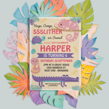 Skalor och Svan Flickans reptilfödelsedag