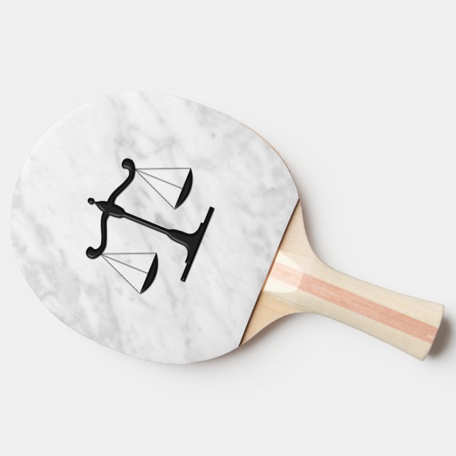Skalor på Marble Pingisracket (Baksidan )
