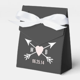 Skalpanelshjärta + Favoritruta för pil Presentaskar