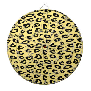 Skalpapp för vild av leopard darttavla