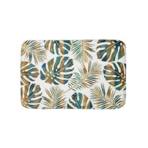 Skalpenseldrag i guld, med mönster av tropiska löv