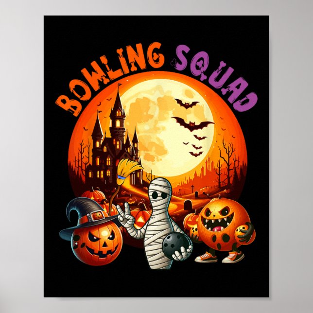 Skalpvadsutrustning för Halloween som mamma Poster (Framsidan)