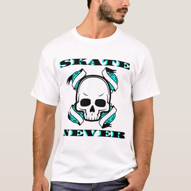 Skalskalle dör aldrig t shirt (Framsida)