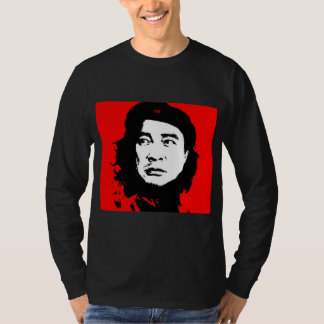 Skalskift (med röd bakgrund, liten baksida logotyp t shirt