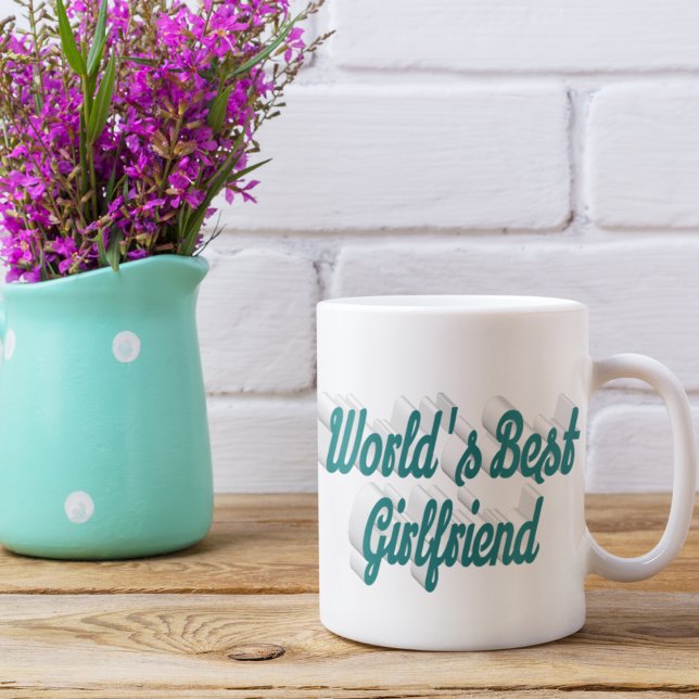 Skalskript för grönt av flickvän kaffemugg (Skapare uppladdad)