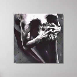 Skaltext Canvastryck