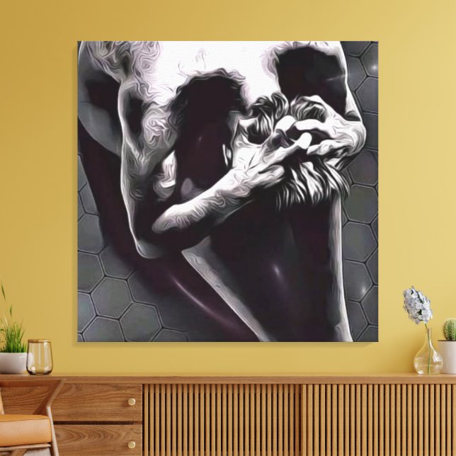 Skaltext Canvastryck (Insitu (Vardagsrum))